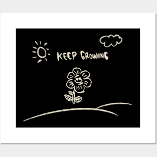 Keep Growing Posters and Art